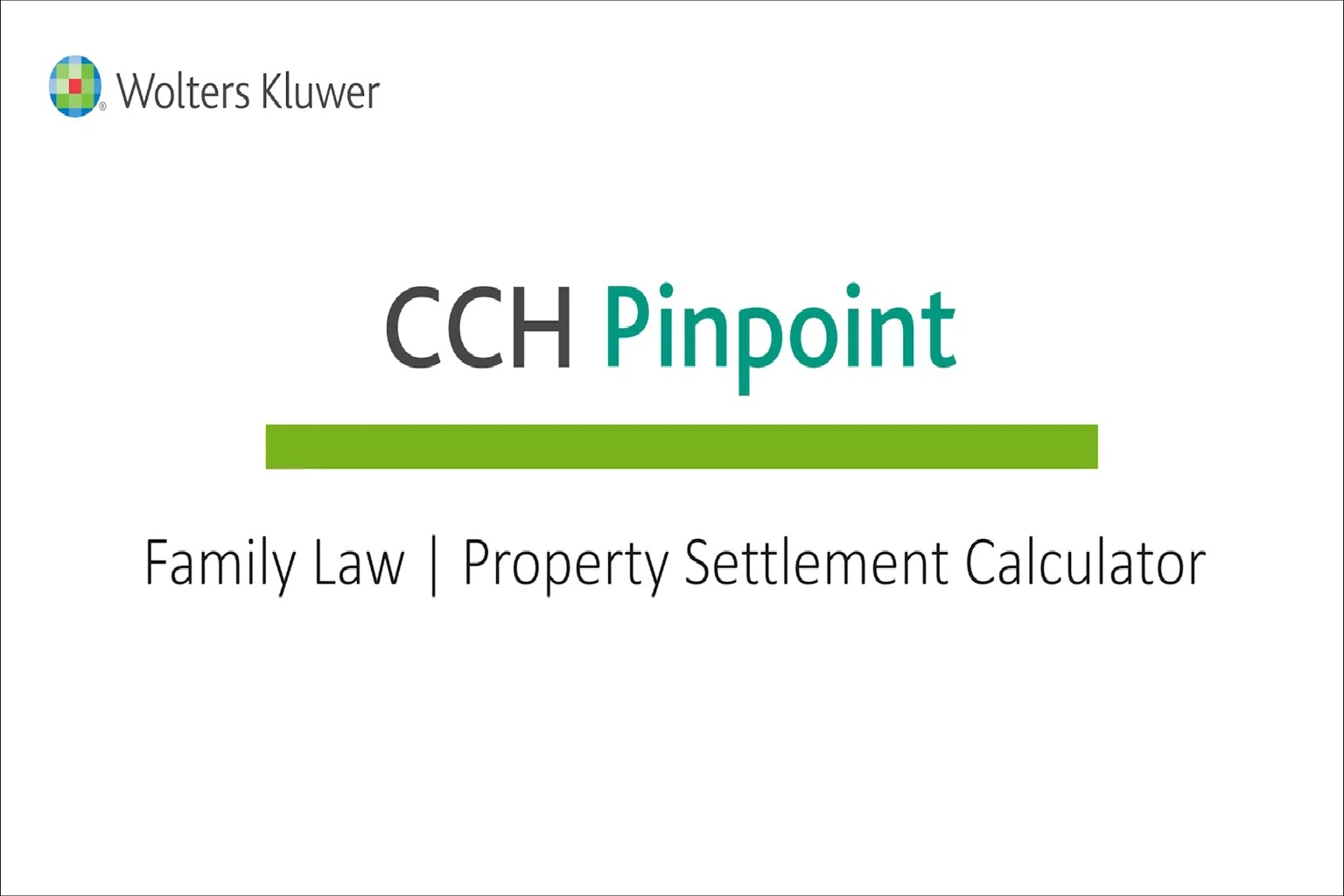 Family Law – Property Settlement Calculator