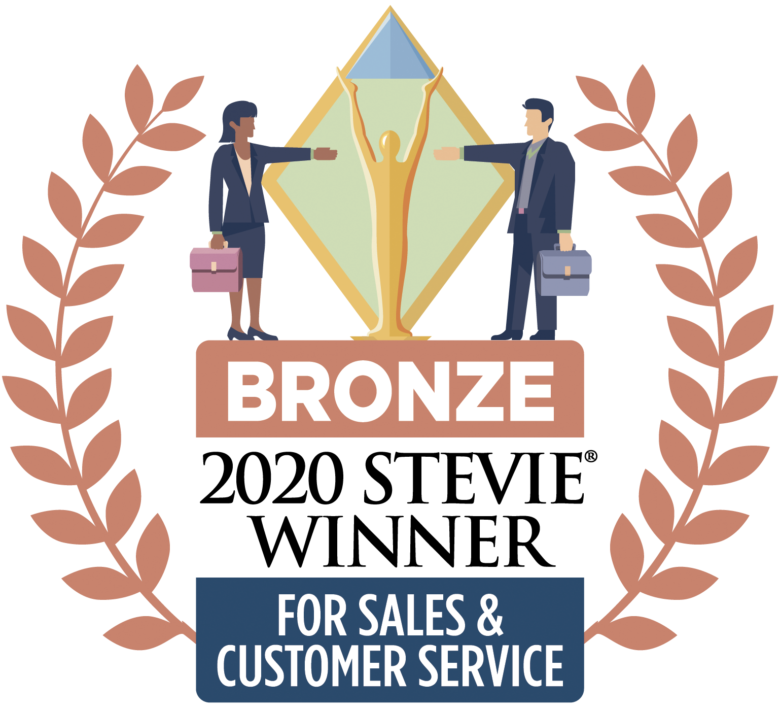 2020 Stevie Winner for Sales and Customer Service - Bronze
