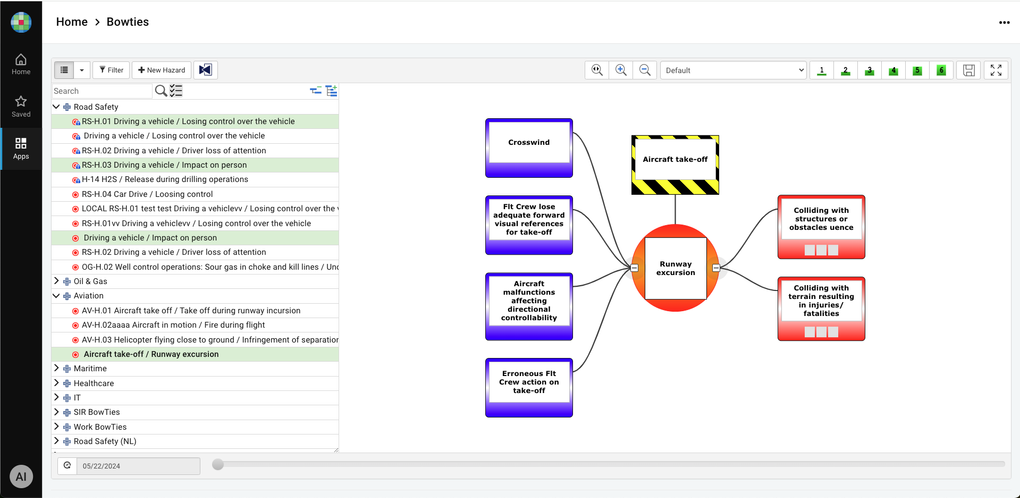 BTXPE 12.7 release note - Hazards in bowtie viewer - 1