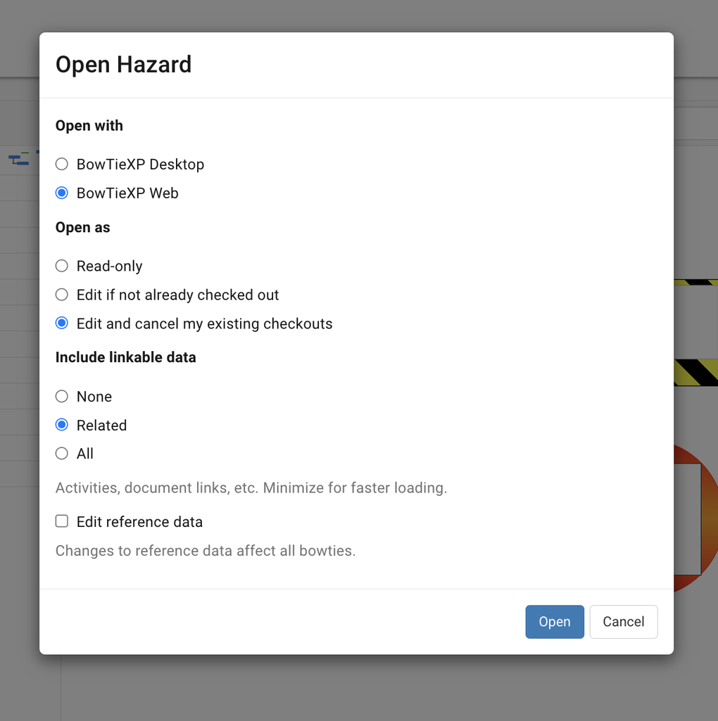 BTXPE 12.7 release note - Hazards in bowtie viewer - 2