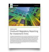 OneSumX Regulatory Reporting for Investment firms