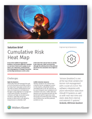 Solution Brief Preview - Cumulative Risk Heat Map