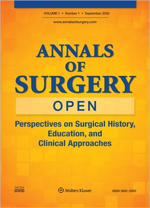 Annals of Surgery Open cover