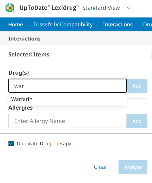 Clinician Drug Use Scale