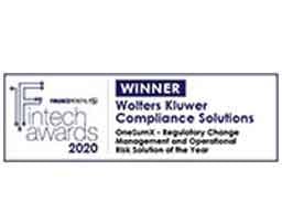 OneSumX - Regulatory Change Management and Operational Risk Solution of the Year