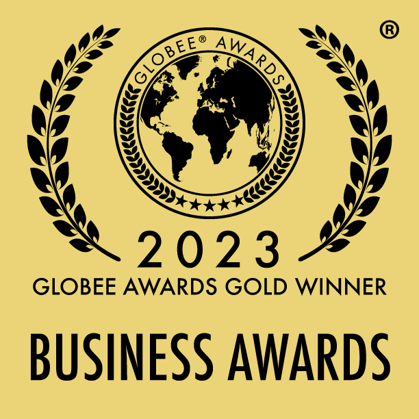2023 Gold Globee Business Awards logo