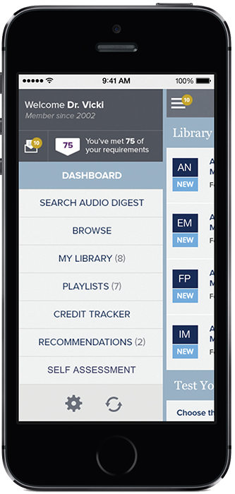 AudioDigest on a mobile phone