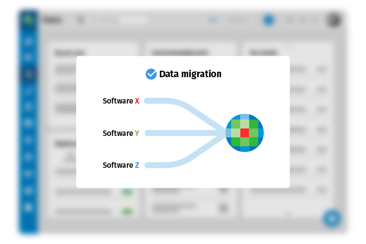 Kleos in-product screenshots