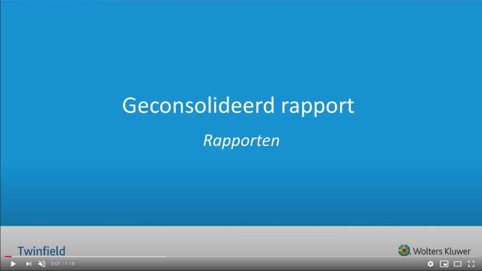 Thumbnail video consolidatie rapport Twinfield