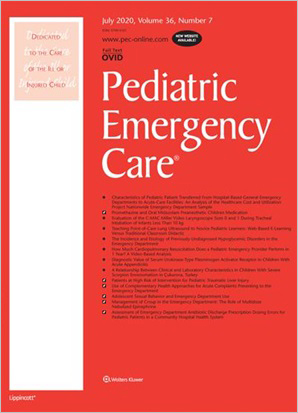 Pediatric Emergency Care cover