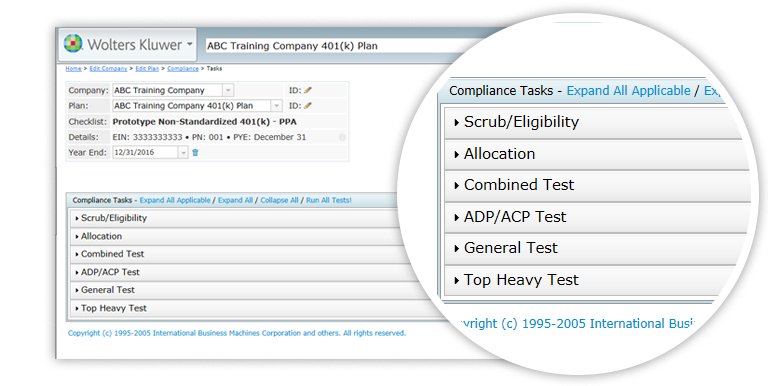 Defined Contribution Compliance Testing
