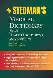 Stedman's Medical Dictionary for the Health Professions and Nursing book cover