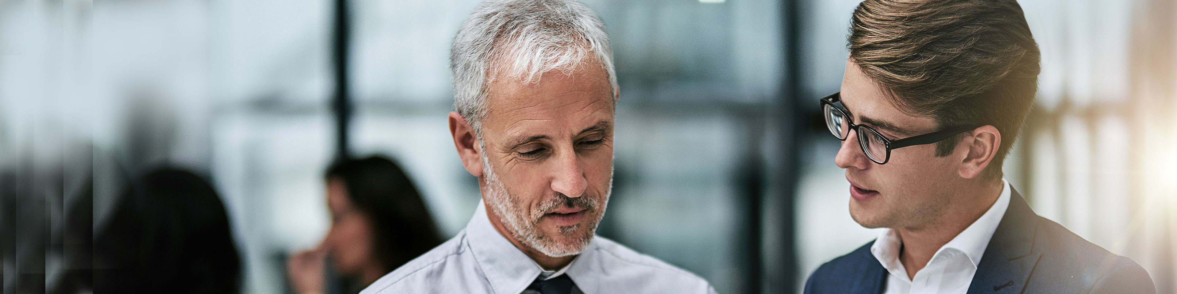 Close up of man reviewing paperwork from CCH Audit Automation