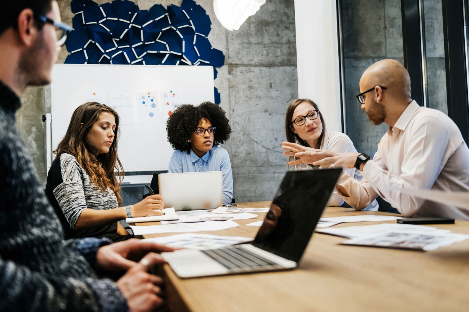 Discussion in a meeting