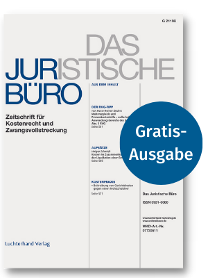 Zeitschrift JurBüro