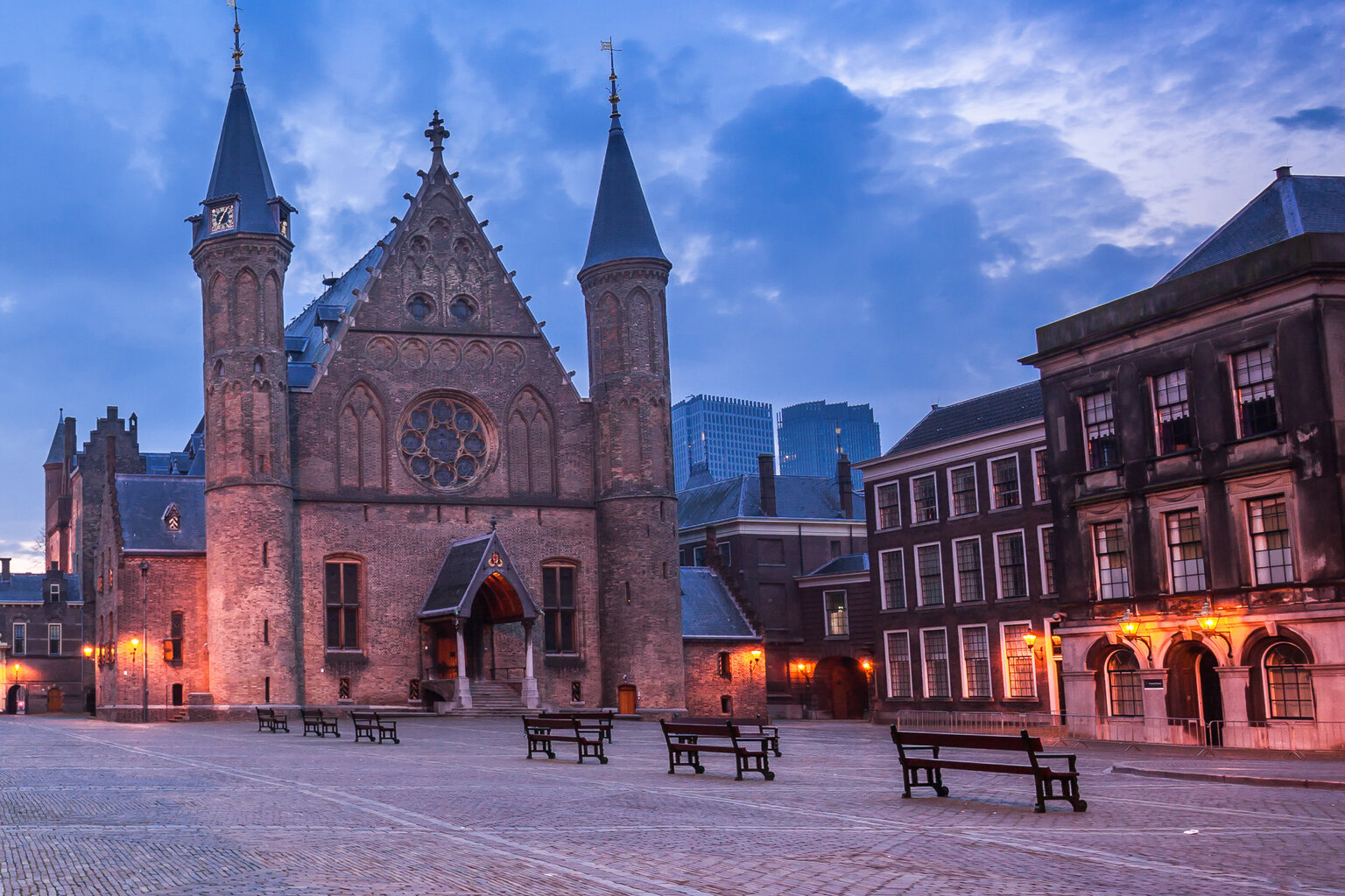 Binnenhof Den Haag op Prinsjesdag