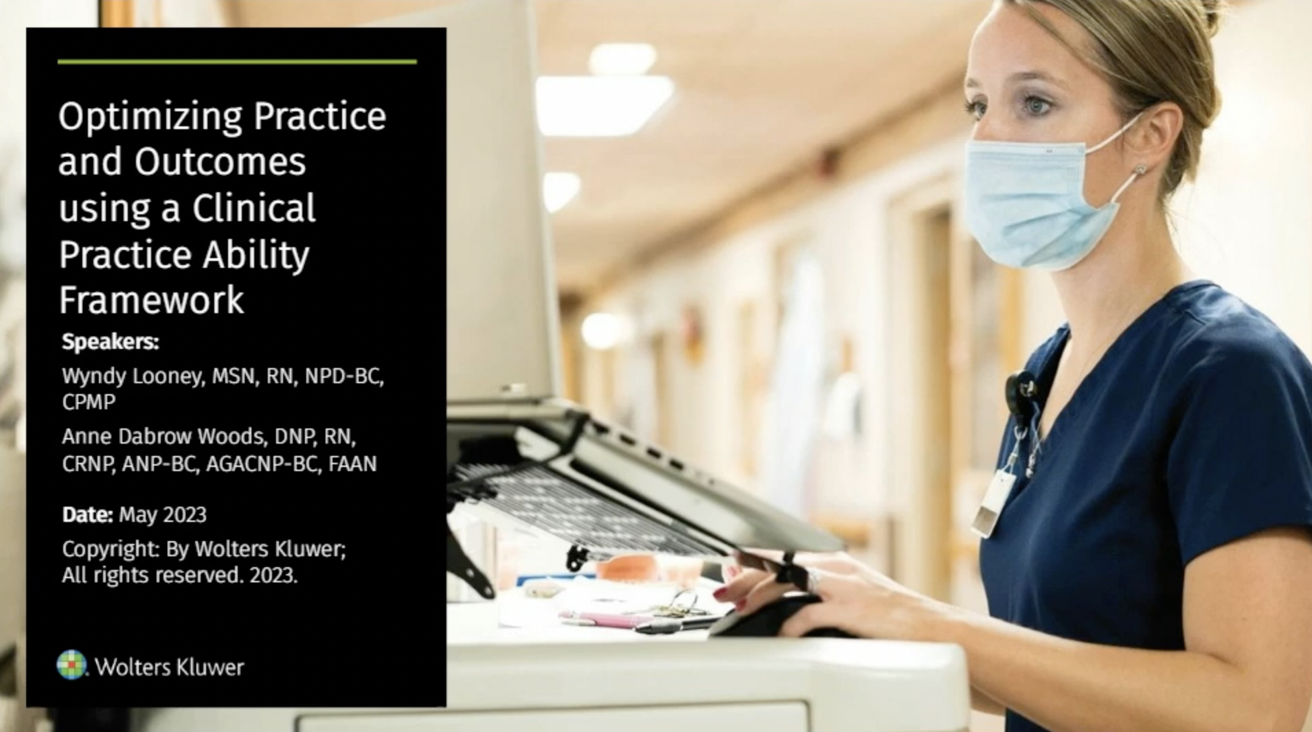 Optimizing practice and outcomes using a clinical practice ability framework webinar cover image
