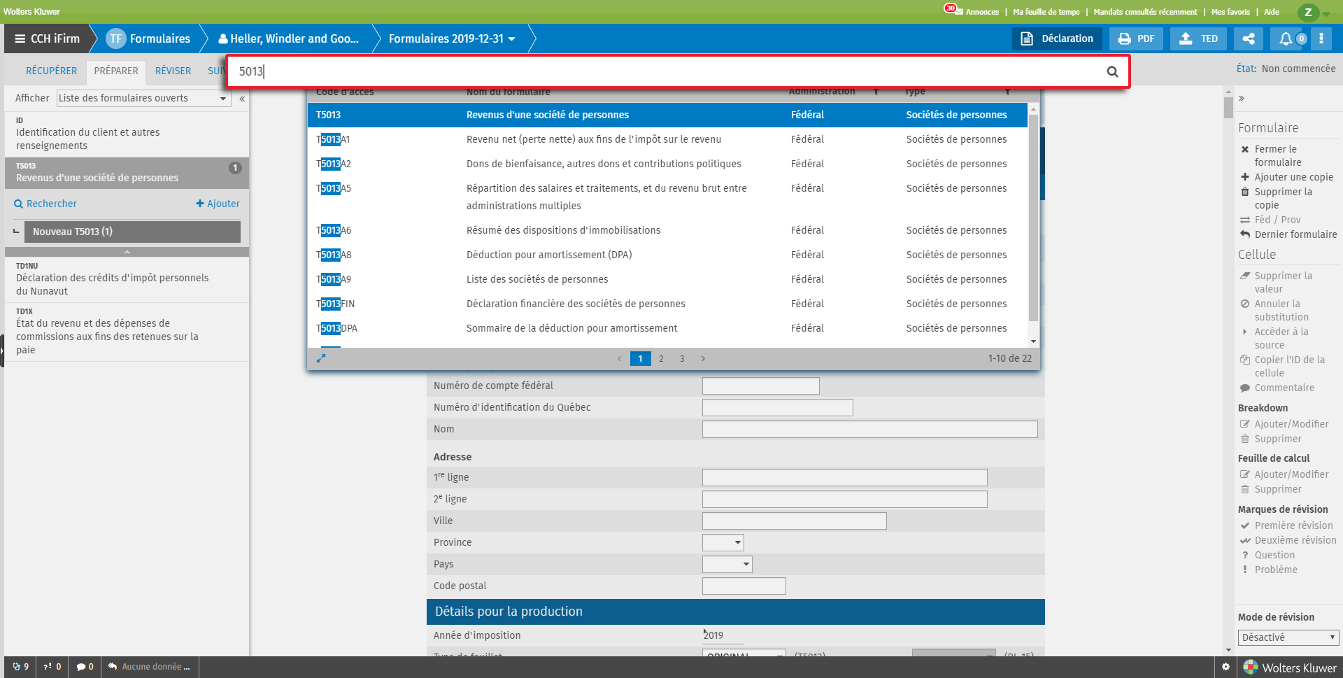 CCH iFirm Taxprep