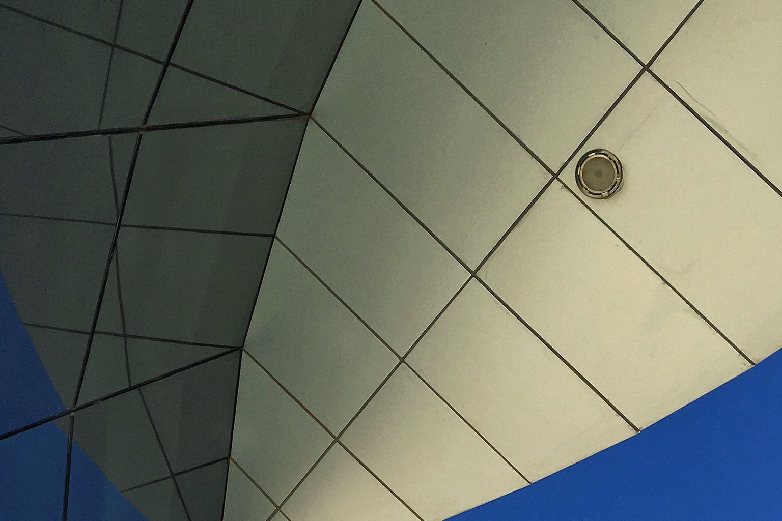 Low Angle View Of Building Against Blue Sky, Photo taken in Riyadh, Saudi Arabia