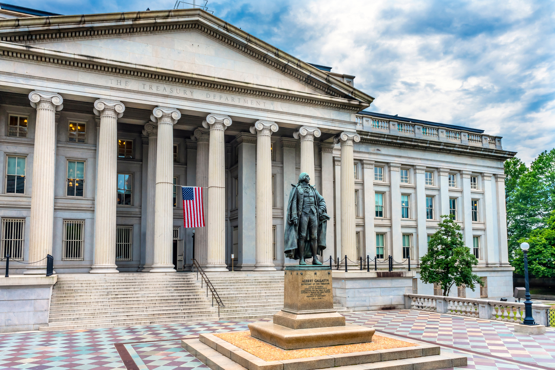 US Treasury building - related to corporate transparency act.  CT Corporation can help.