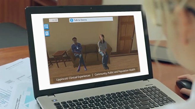 Screenshot of Lippincott Clinical Experiences video