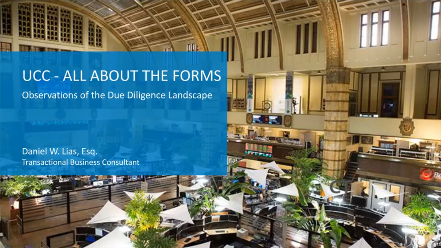 On-Demand Webinar: UCC - All About the Forms