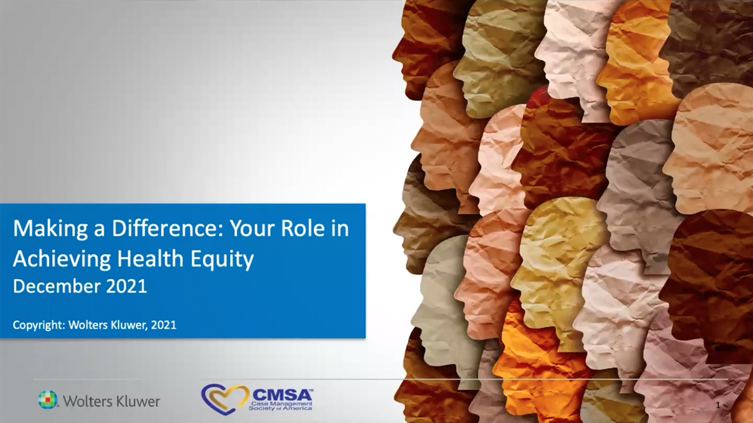 Screenshot of Making a difference: Your role in achieving health equity video
