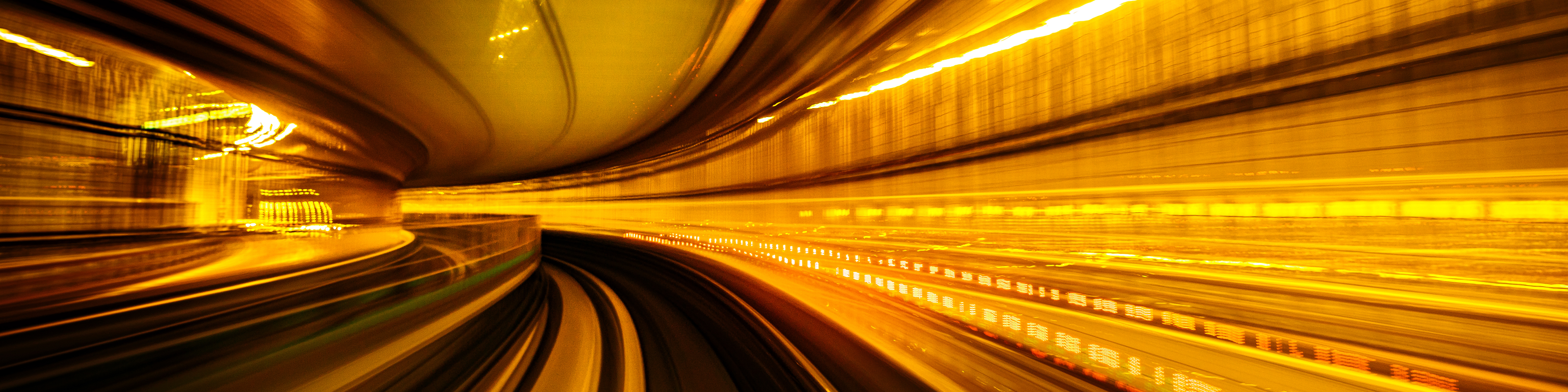 Abstract motion-blurred view from a moving train,