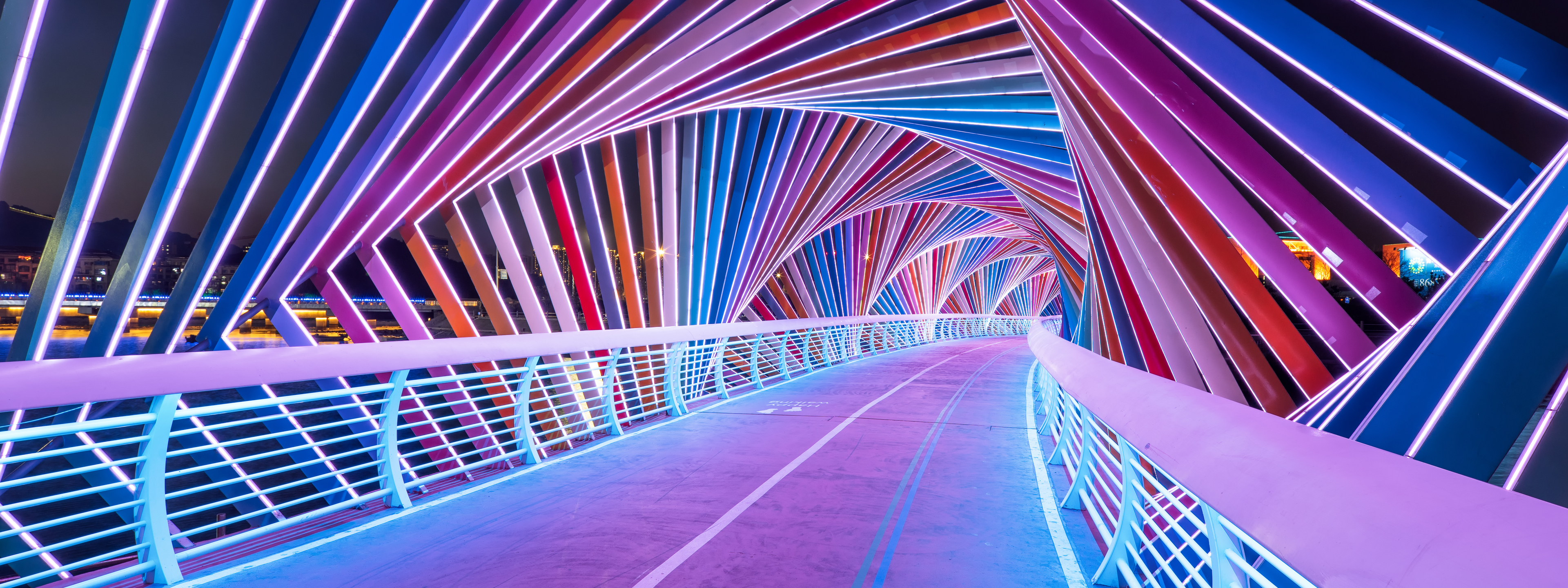 Rainbow Bridge at night 2,
