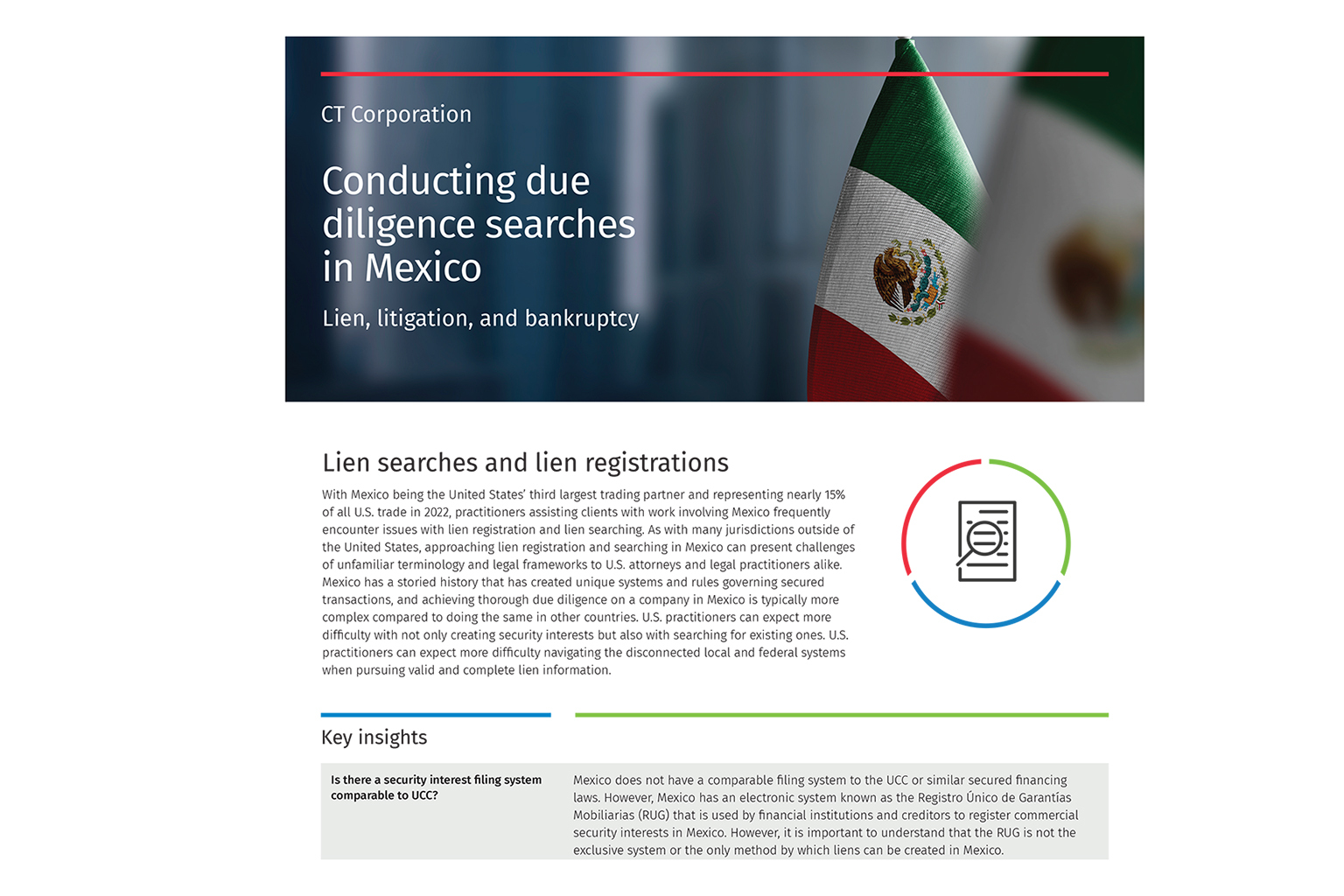 Mexico's due diligence considerations by CT Corporation