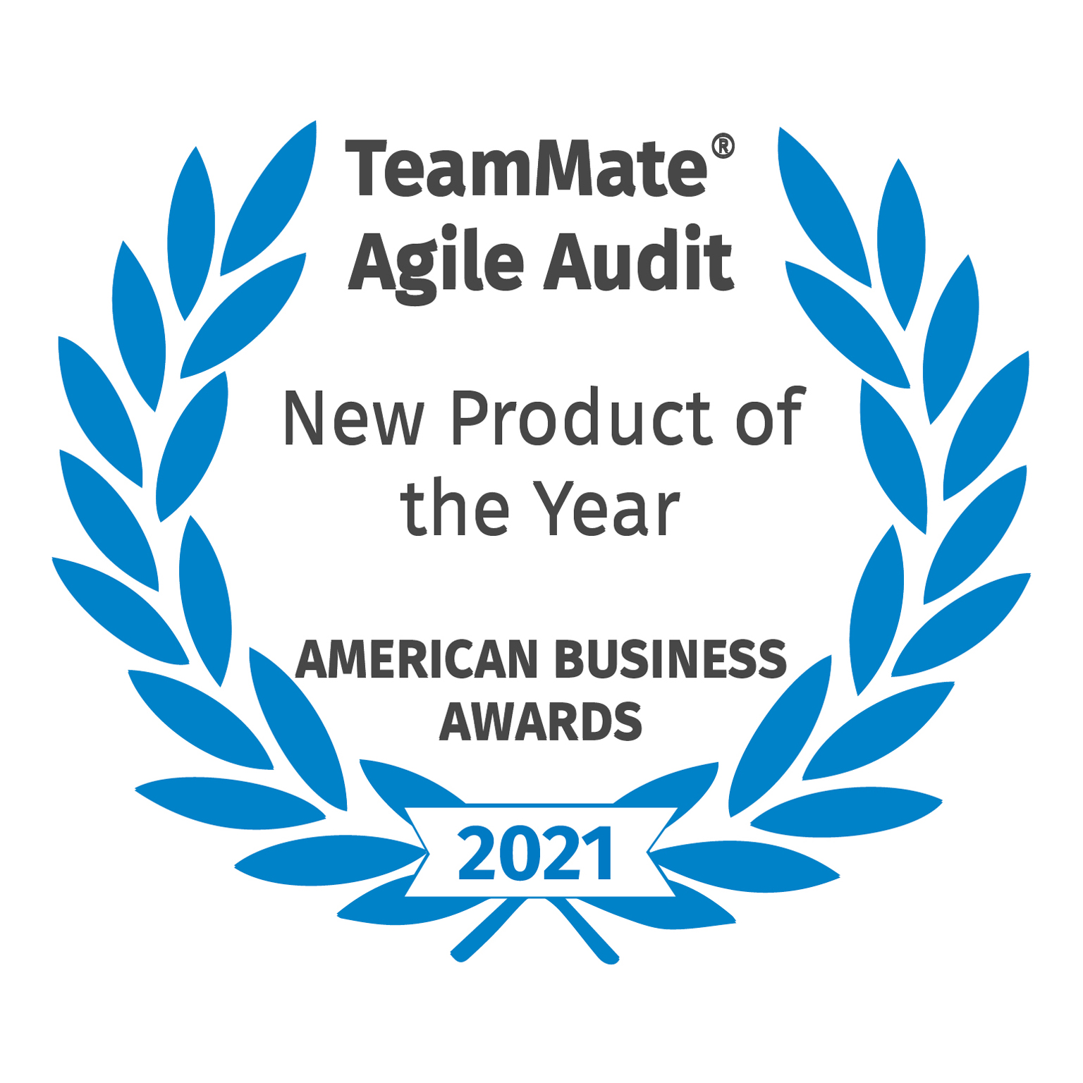 TeamMate Agile Audit - New Product of the Year - American Business Awards - 2021
