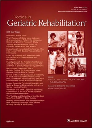 Topics in Geriatric Rehabilitation