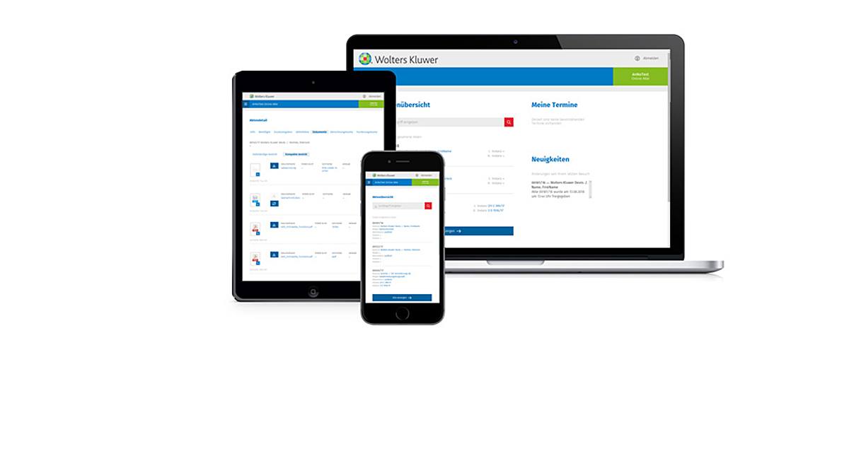 Die AnNoText OnlineAkte ist auch zahlreichen Endgeräten nutzbar