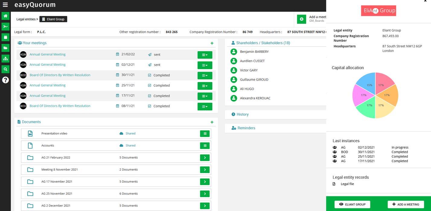 Ontdek alle functionaliteiten die u in staat stellen om juridische taken online te beheren