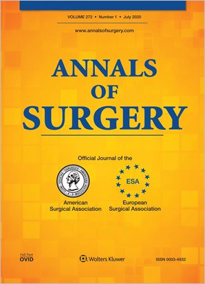 Annals of Surgery cover