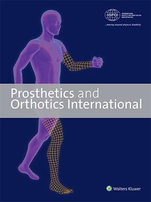 Prosthetics and Orthotics International cover