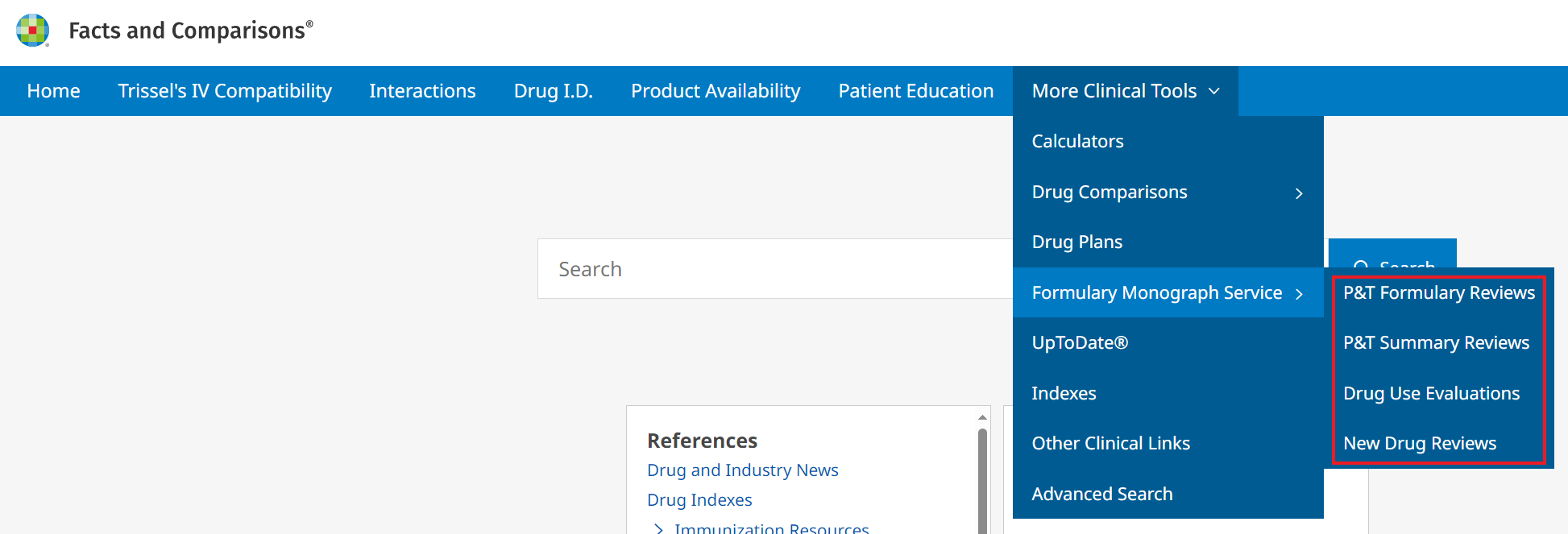 Formulary Monograph Service