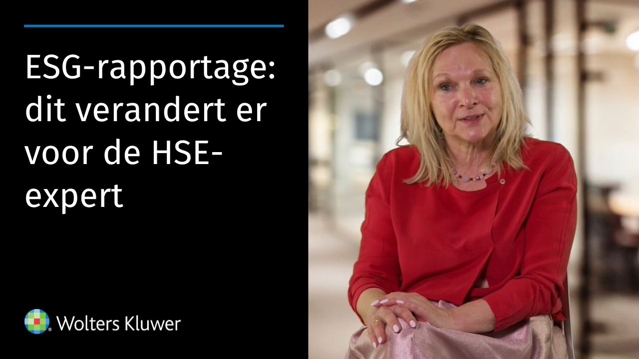 <p>Video over ESG-rapportage dit verandert er voor de HSE-expert met expert Hildegard Deweerdt</p>