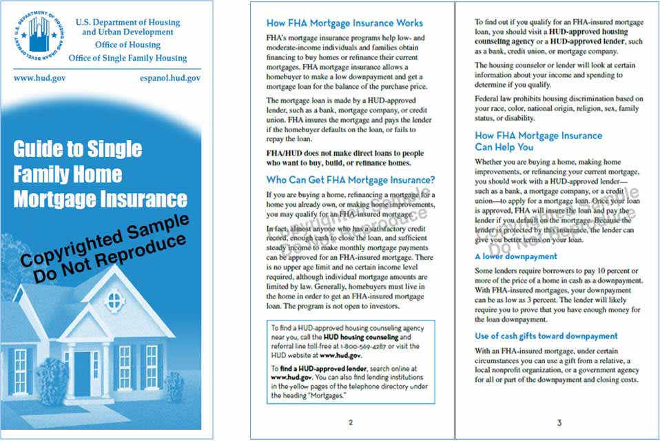 guide to single family home mortgage insurance