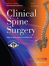 Clinical Spine Surgery cover