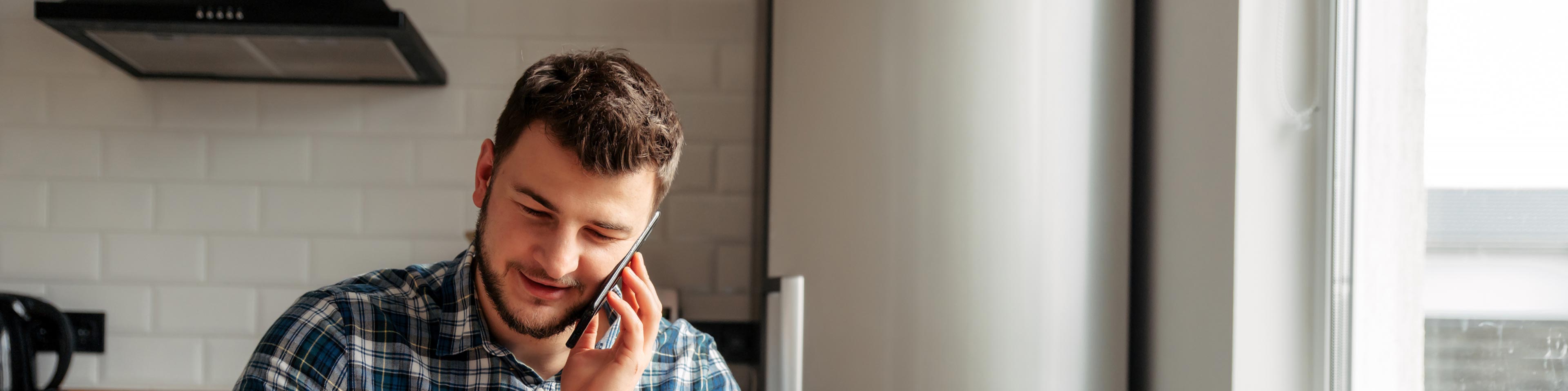 man on phone discussing restrictions on home businesses