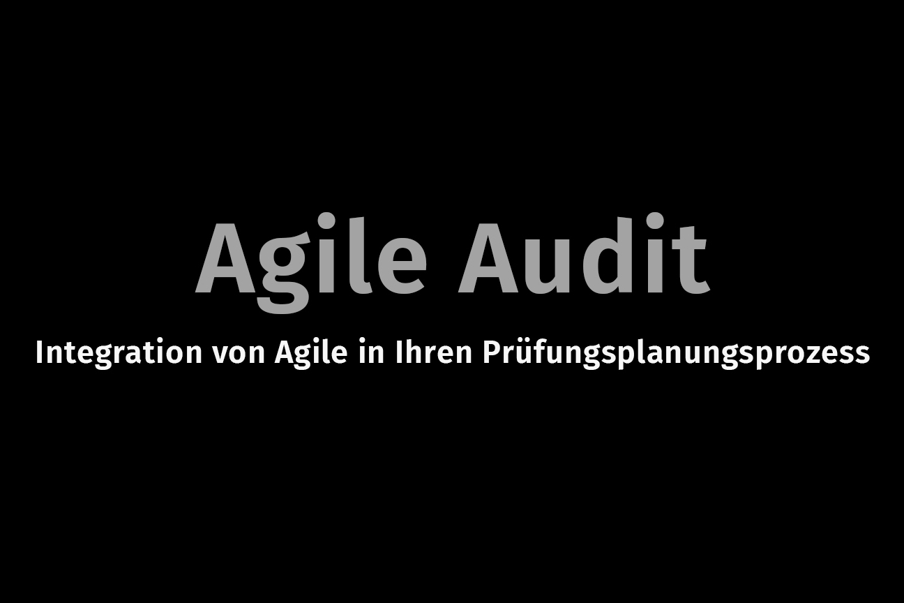 Agile Audit Prüfungsplanungsprozess