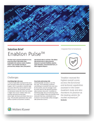Solution Brief Preview - Enablon Pulse(TM)