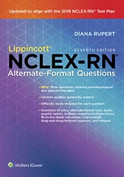 Lippincott NCLEX-RN Alternate Format Questions book cover