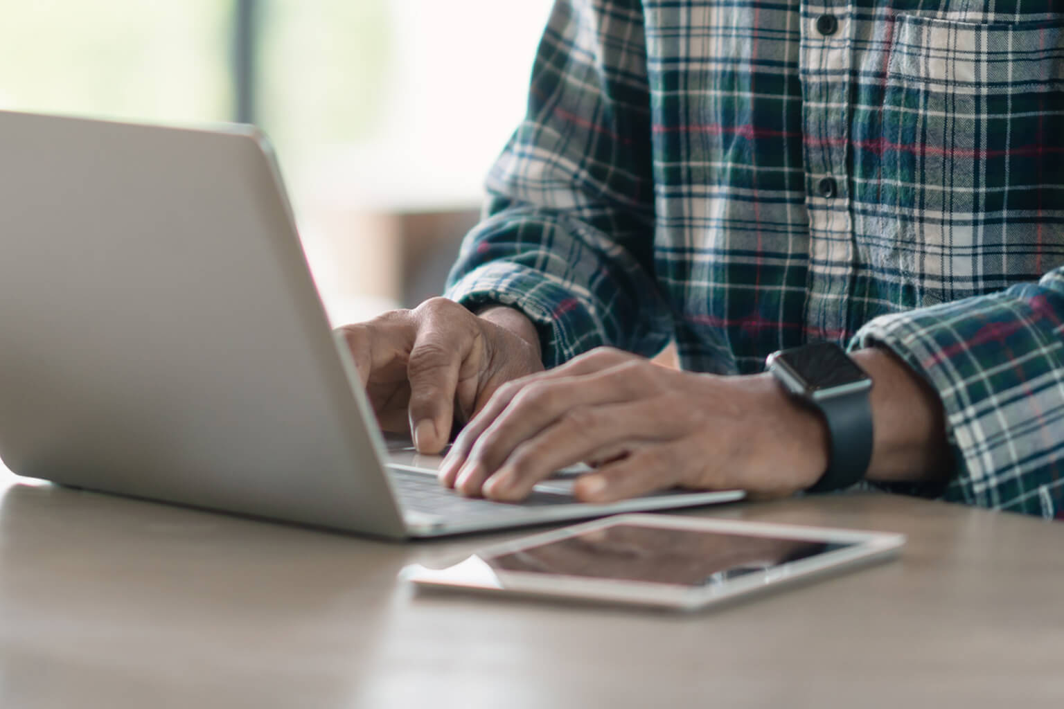 man on laptop