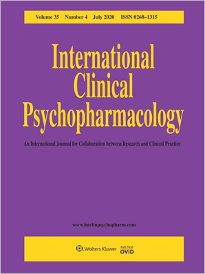 International Clinical Psychopharmacology cover