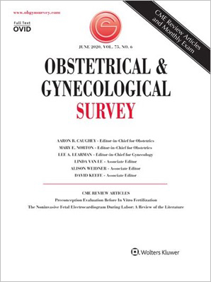 Obstetrical & Gynecological Survey cover