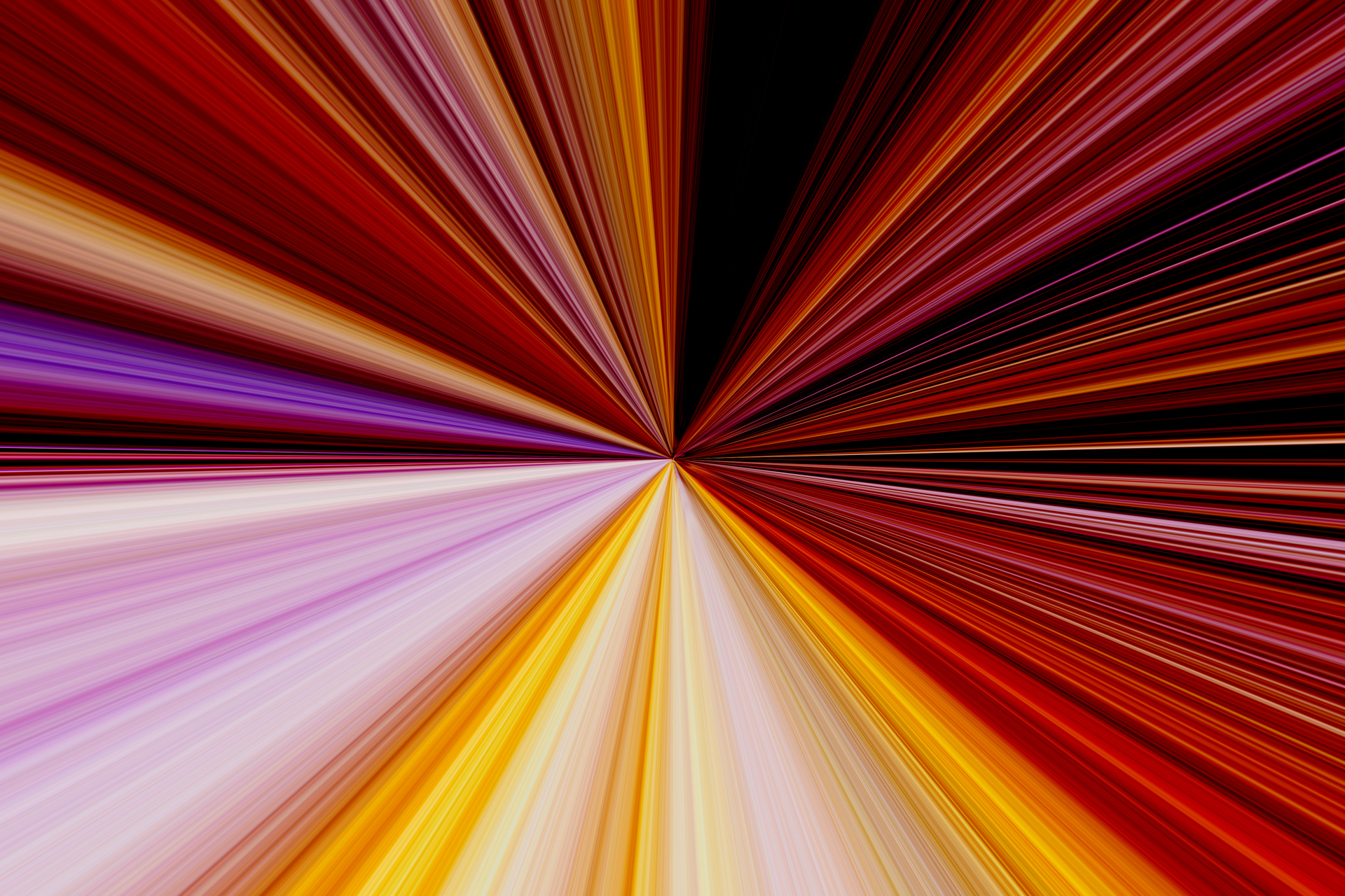 Multicolored abstract background with vanishing point