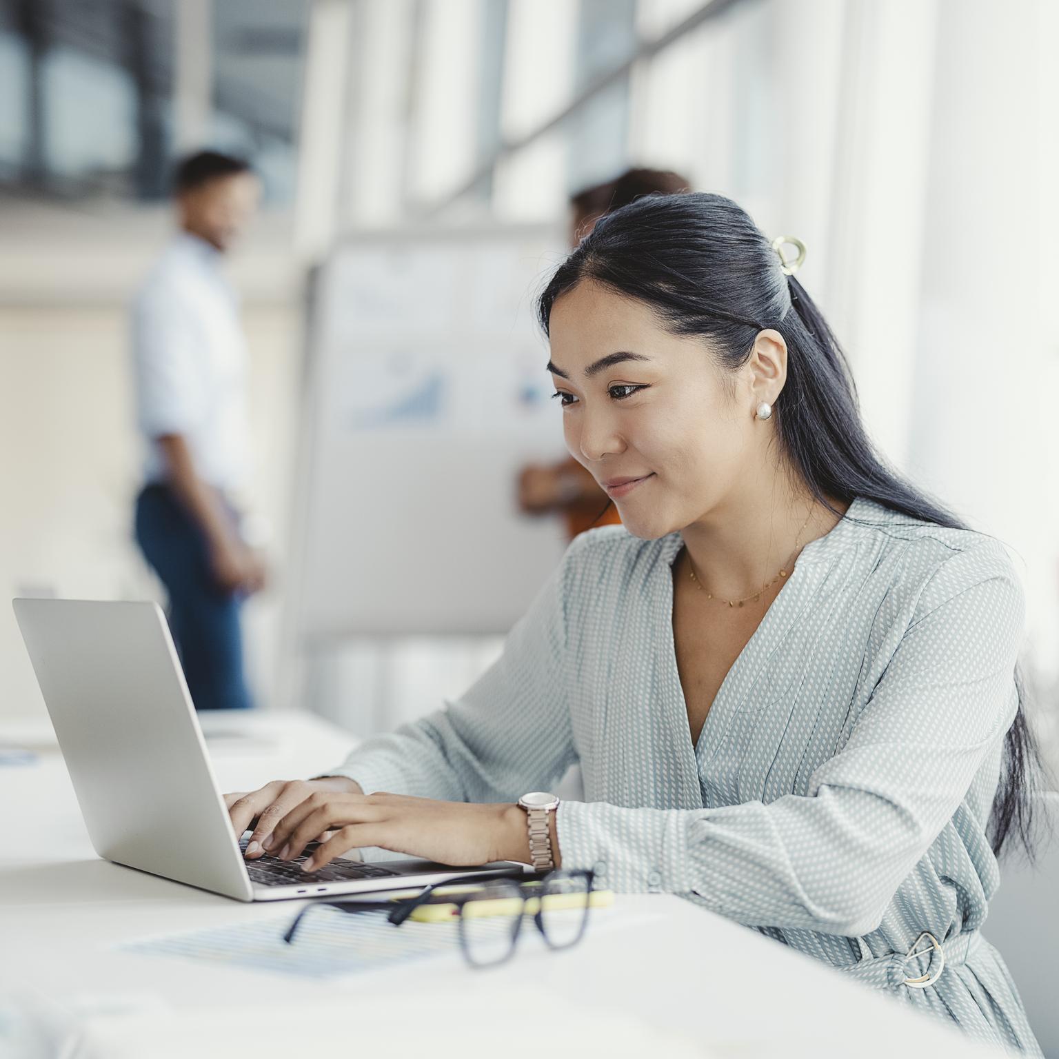 Woman working in office