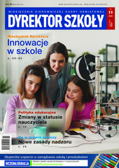 Okładka Dyrektor Szkoły 8/2021